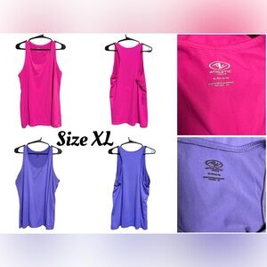 💪✨ Athletic Works Exercise Tank Bundle – 2 Tanks – Size XL – NWOT ✨💪